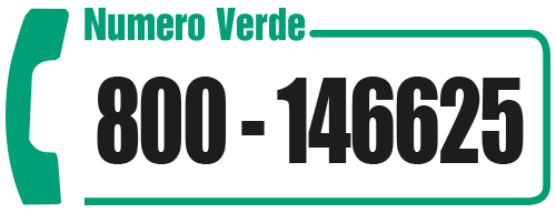 Chiama il numero verde 800146625